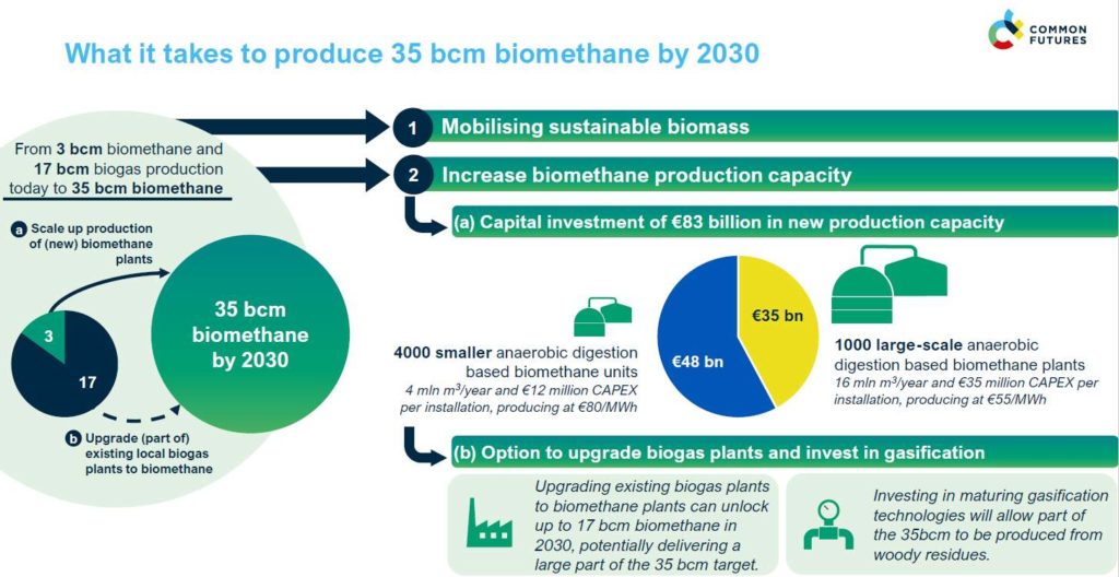 what it takes to produce 35 bcm biomethane by 2030